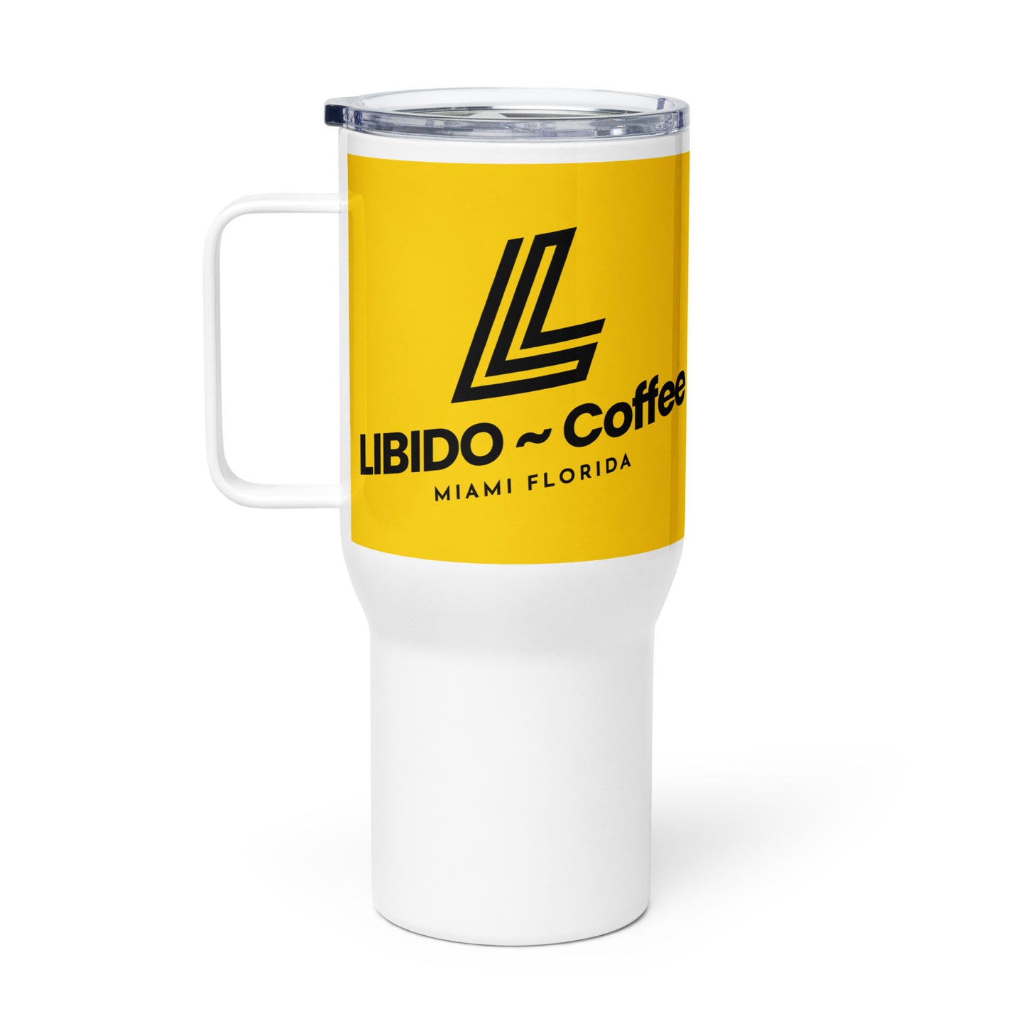 Libido Coffee Travel mug with a handle